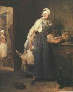 jean-Baptiste-Simeon Chardin Return from the Market china oil painting reproduction